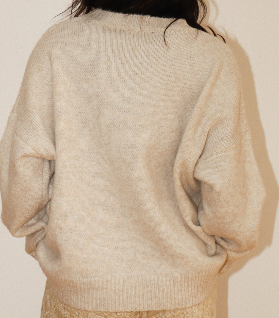 Bailey Rose Cowboy Stitch Sweater