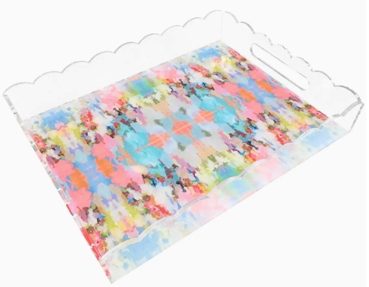 Brooks Avenue Scalloped Tray - Large