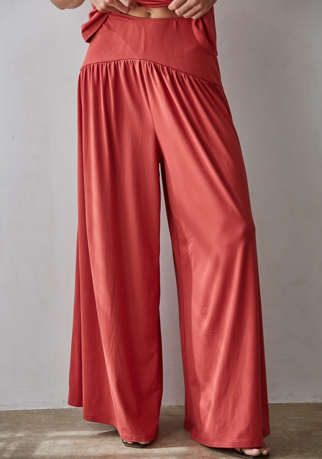 Knit Spandex Straight Pants