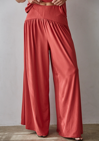 Knit Spandex Straight Pants