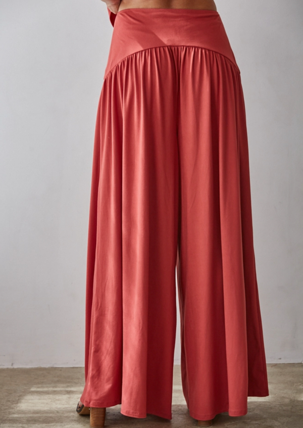 Knit Spandex Straight Pants