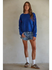 By Together - Knit Sweater Blue