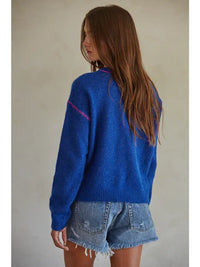 By Together - Knit Sweater Blue