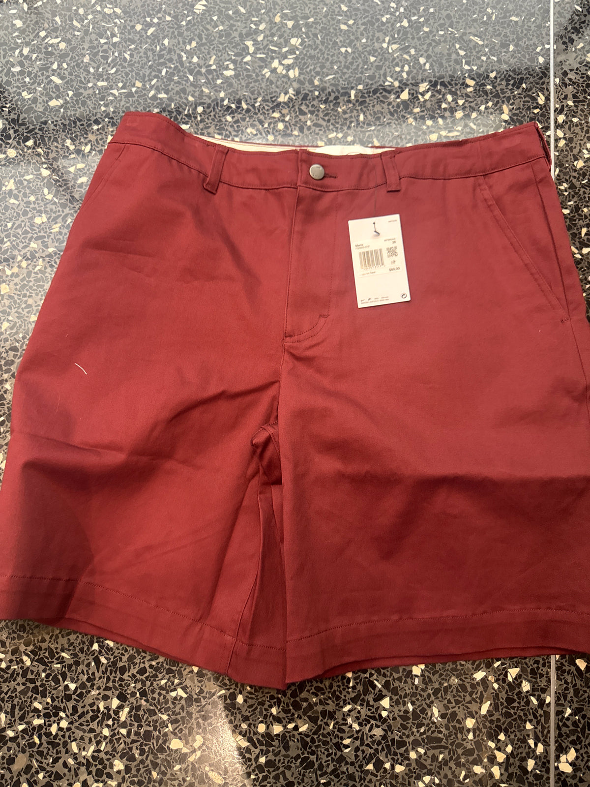 Nike SB Skate Shorts-Standard At Knee - Maroon