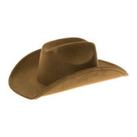 Cattleman Cowboy-Cowgirl Hat - Vegan Suede