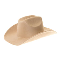 Cattleman Cowboy-Cowgirl Hat - Vegan Suede