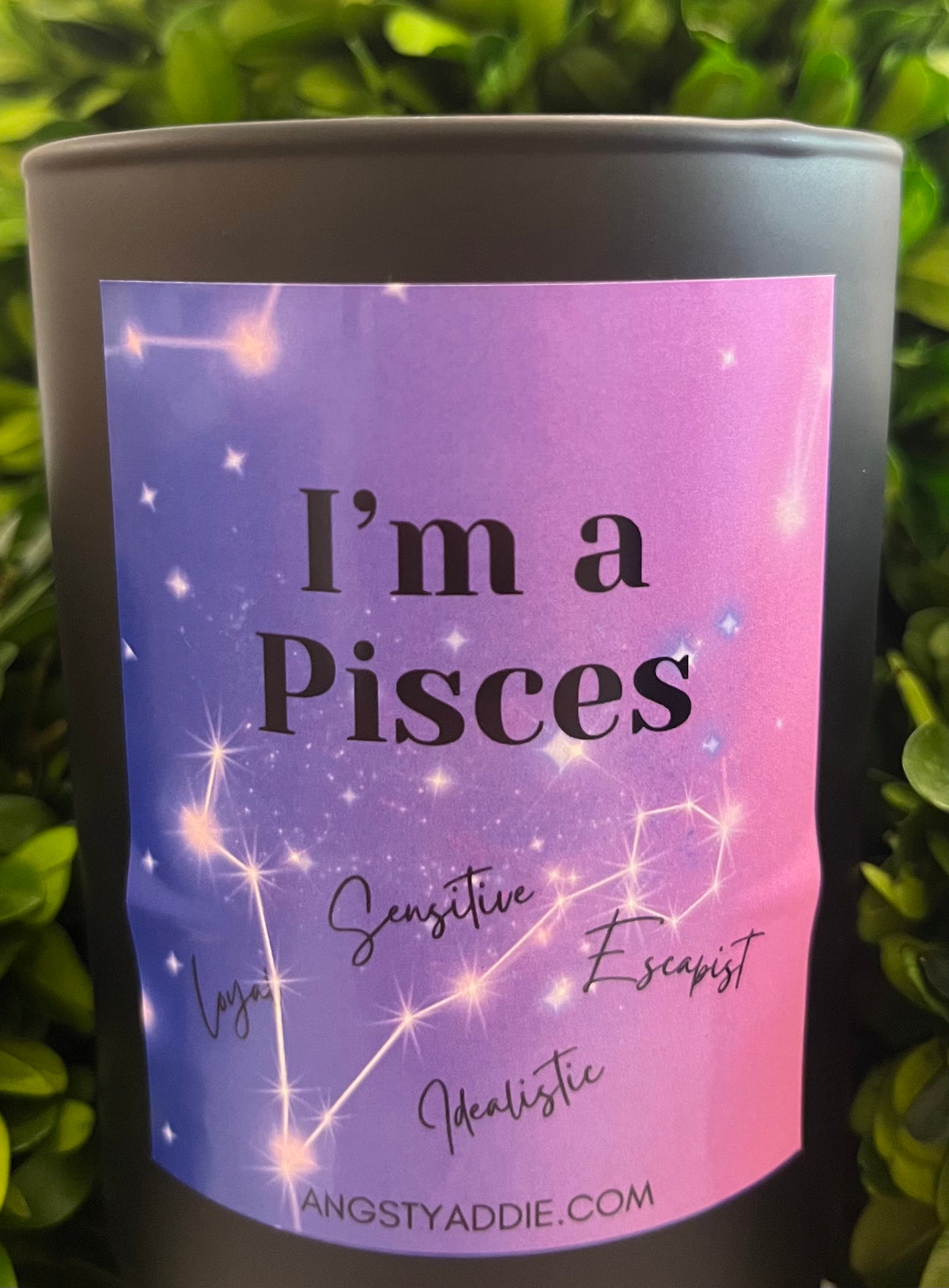 Angsty Addie - Pisces 14oz Candle - Lemongrass