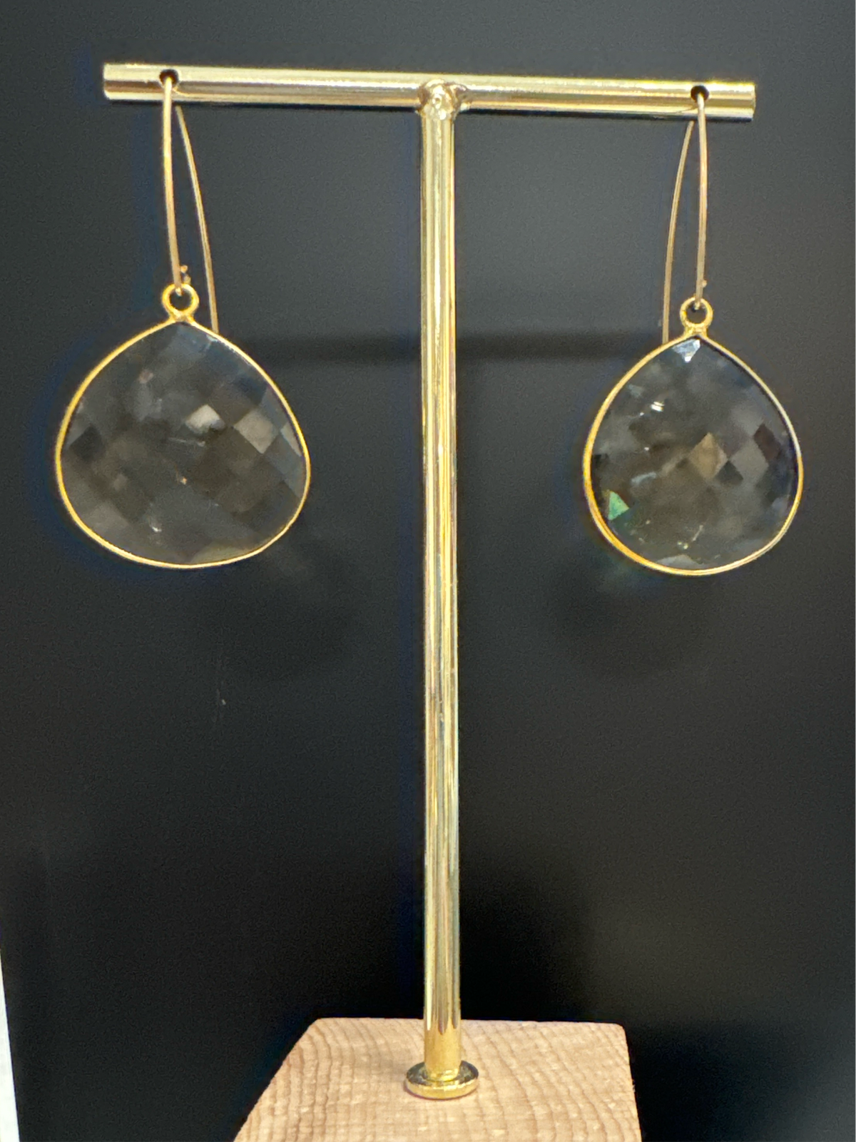 ALD Smoky Topaz Drop Earrings