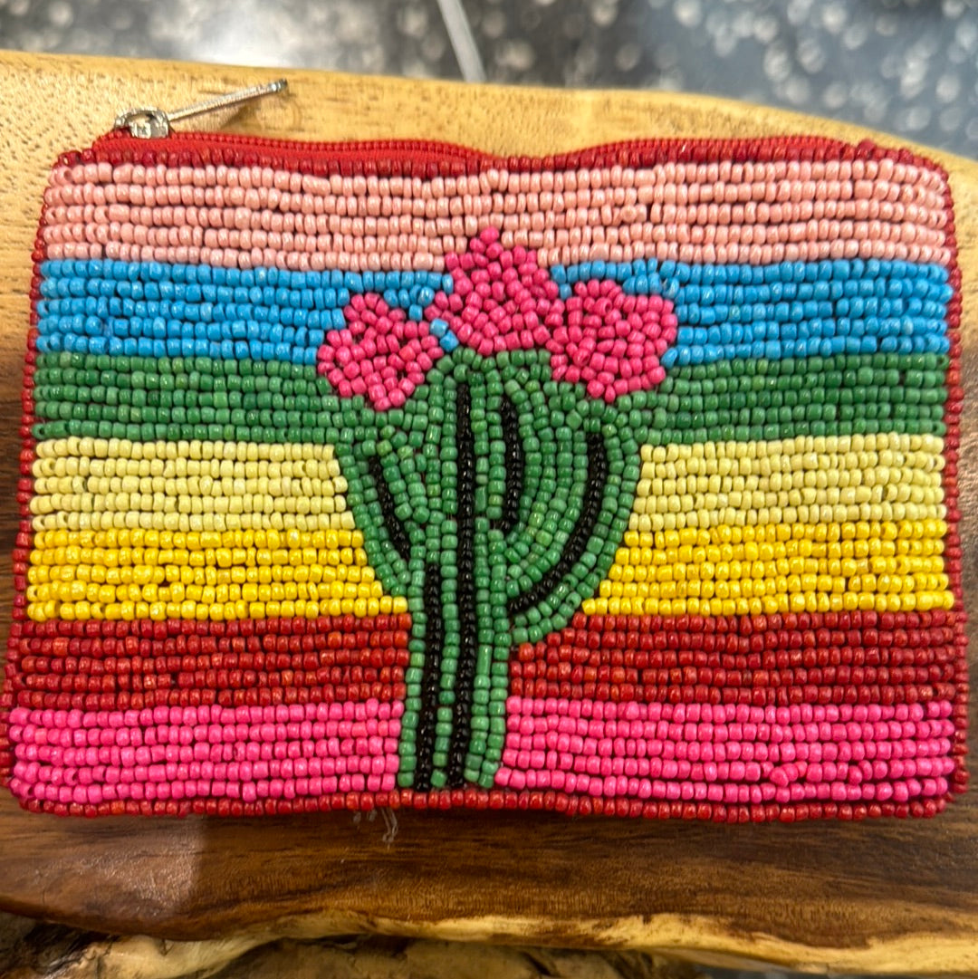 Beaded Purse Small Coin - Various Colors