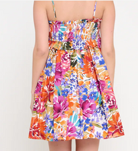 Fall Fiesta Strap Tube Dress