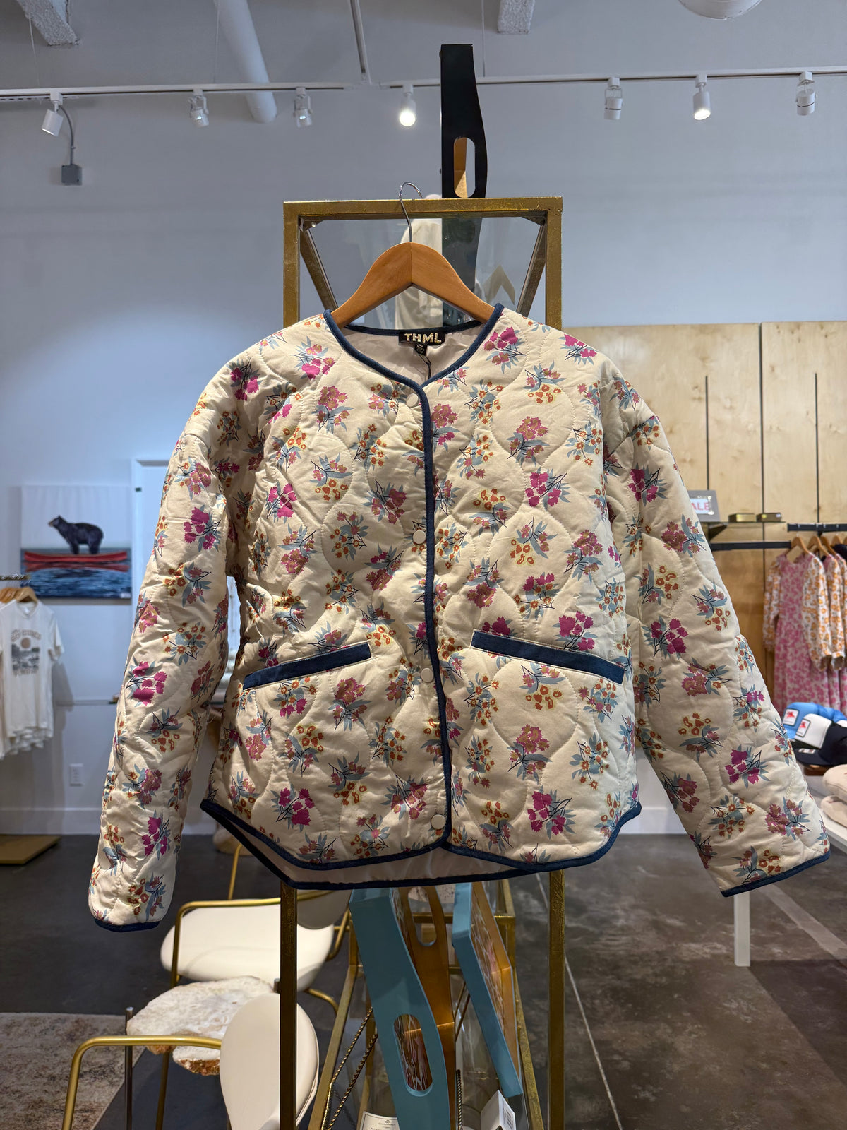 Floral Quilted Jacket