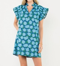 THML Hydrangea Flutter Sleeve Dress