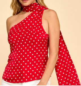 Halter Polka Dot Top