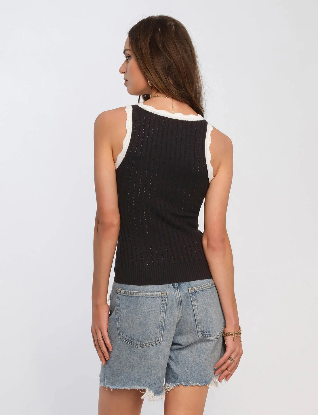 Heartloom Zenni Tank-Black