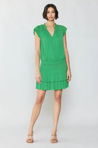 Current Air Zoey Pleated Mini Dress