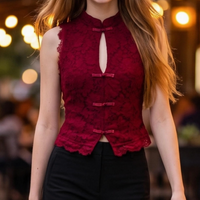 Lace Cheongsam Top