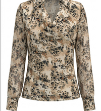 Leopard Print Shirt Blouse