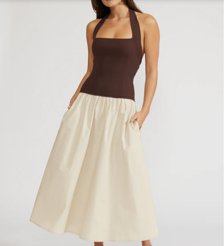 Sevilla Mixed Media Dress