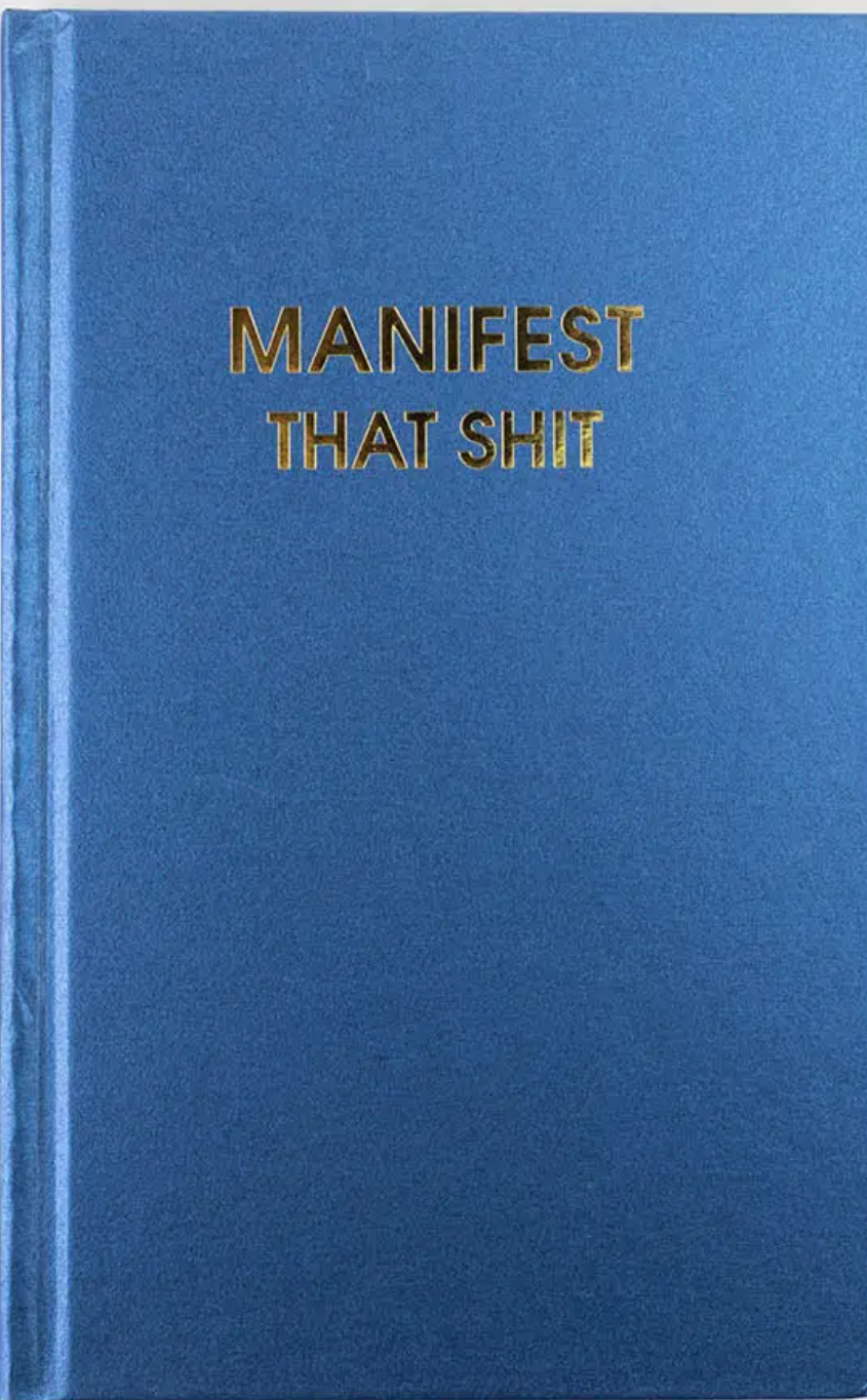 Manifest That Shit Blue Journal