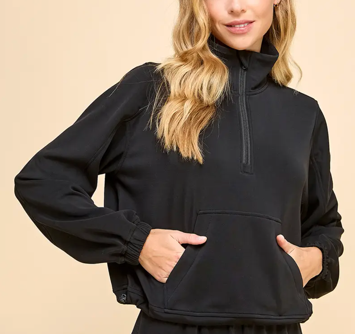 Mock Neck Sweatshirt