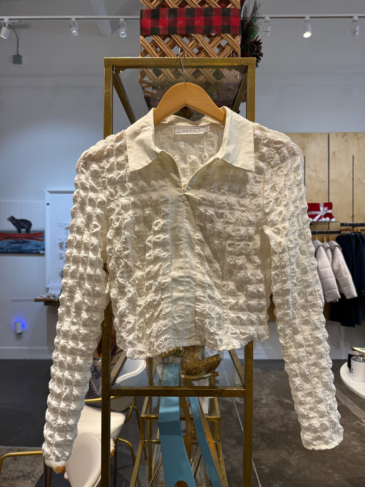 Mont Blanc Zip Front Top