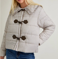 Plaid Padded Jacket