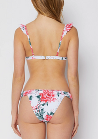Marina West Ruffled Bikini 2pcs Set - Peoney