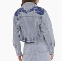 Sadie & Sage Embroidered Denim Jacket