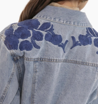 Sadie & Sage Embroidered Denim Jacket