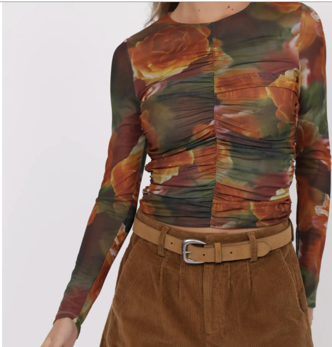Heart Beats Mesh Top