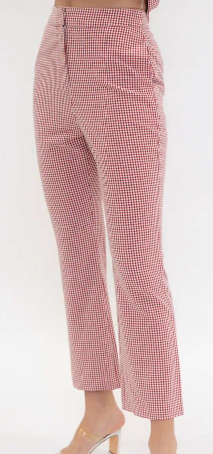 Gingham Long Pants