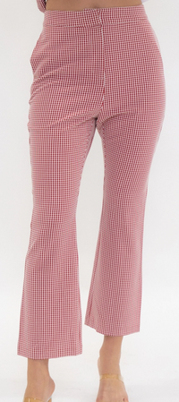Gingham Long Pants