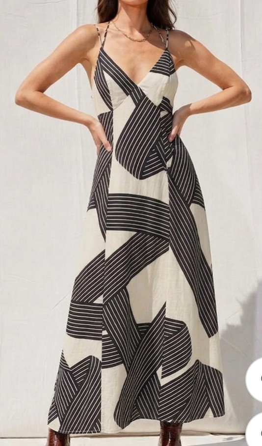 Open Back Maxi Dress