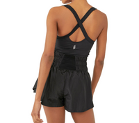 Free People Movement Get Your Flirt On Skortsie-Black