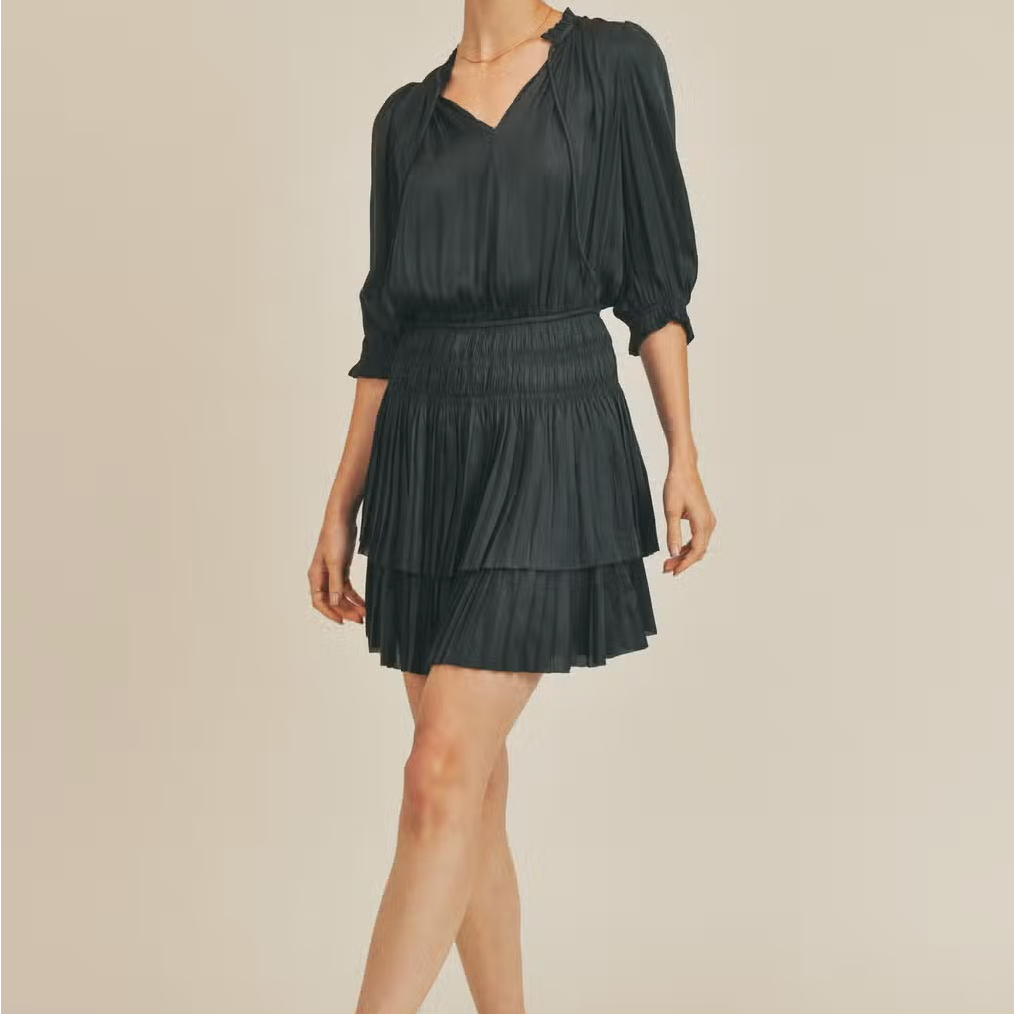 Reset By JaneJamie Silky Three-Quarter Sleeve Dress