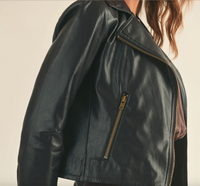 Reset By Jane Juno Faux Leather Jacket