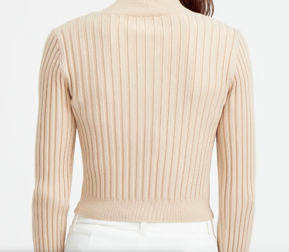 Greylin Val Zip Front Knit Top