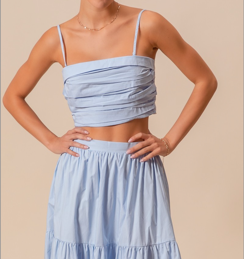 Ruched Crop Top