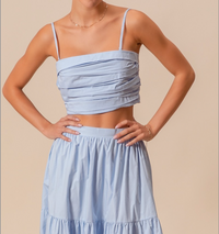 Ruched Crop Top