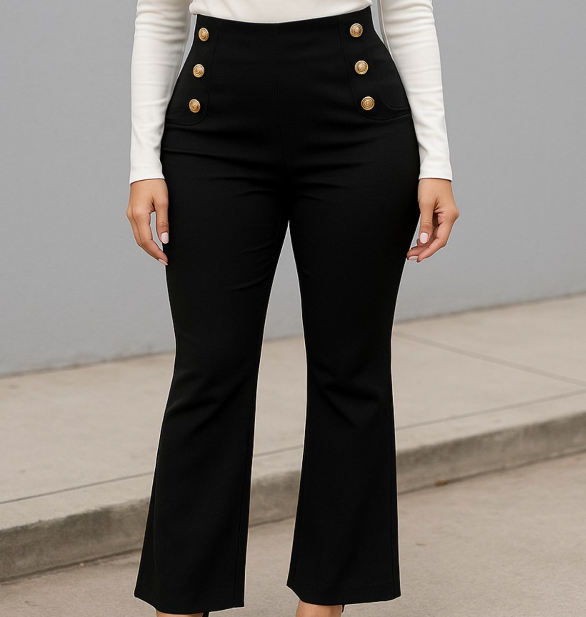 Dressy High Rise Pants