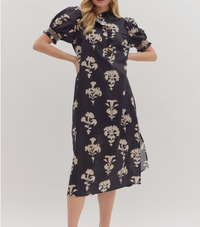 Botanical Print Dress