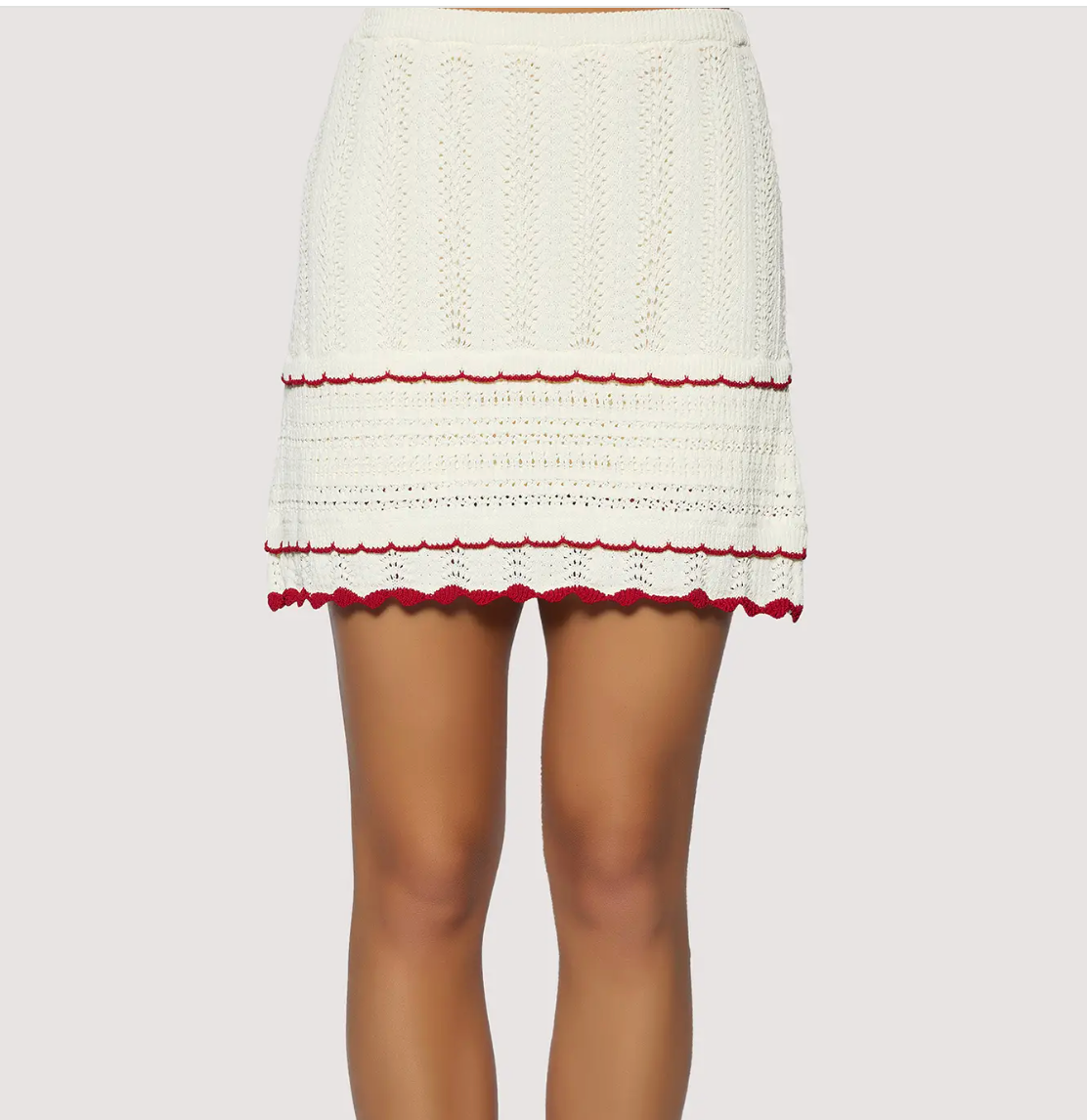 Rio Escape Mini Skirt - Resortwear Knit