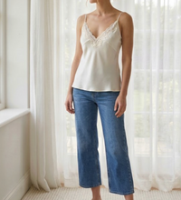 Satin LaceTrim Cami Top