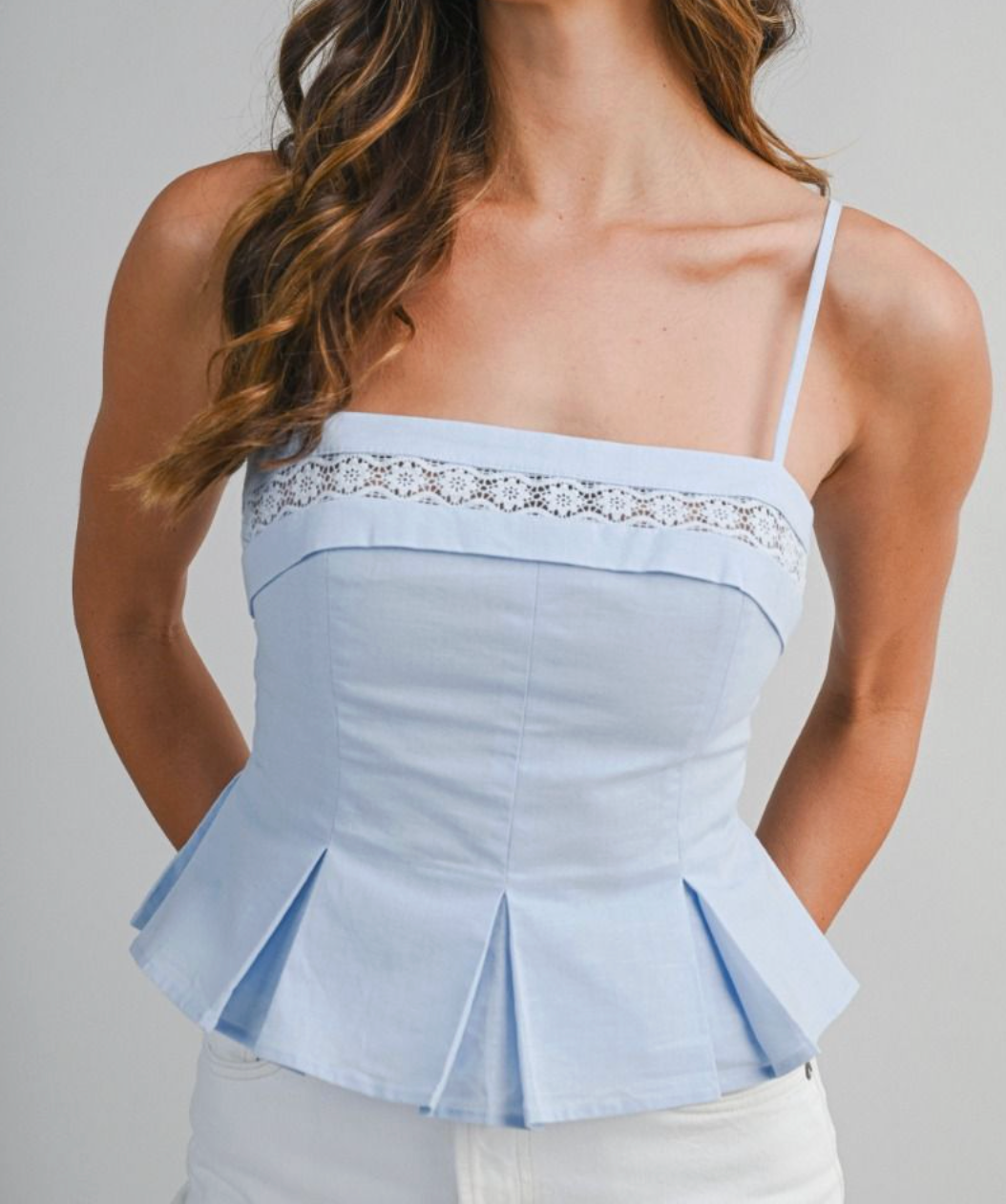 Pleated Tube Top