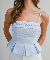 Pleated Tube Top