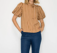 Camel Stripes Blouse