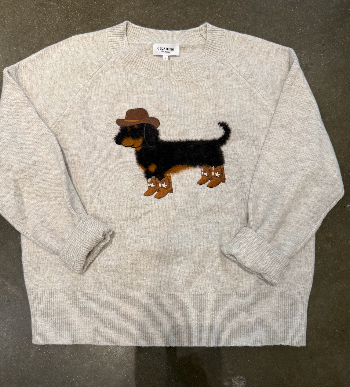 Cowboy Dachshund Sweater