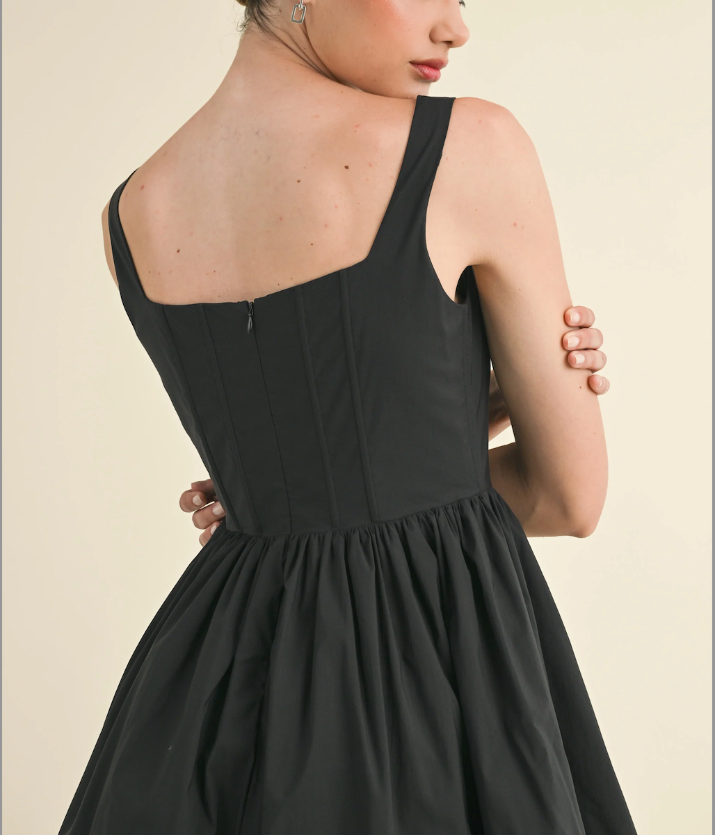 Reset By Jane Square Neck Corset Dress