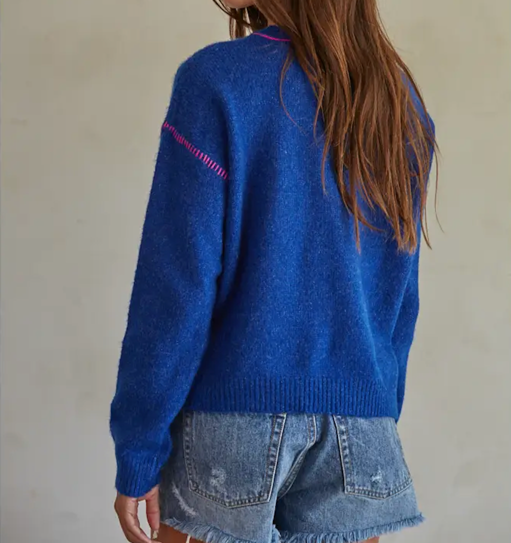 By Together Blue Wool Sweater