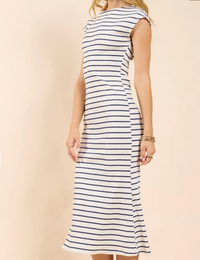 Dweller Boat Neck Knit Midi Dress